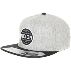 Бейсболка с прямым козырьком Nixon Lazaro Snapback Hat Black