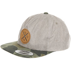 Бейсболка с прямым козырьком Nixon Beachside Snap Back Hat Khaki/Camo