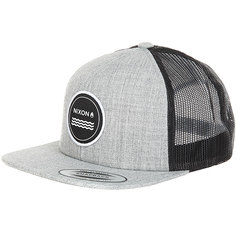 Бейсболка с сеткой Nixon Vulcan Trucker Heather Gray