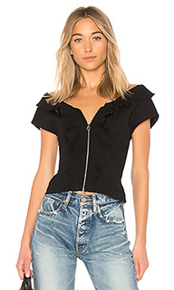 Топ с v-образным вырезом off the shoulder - Carven