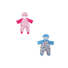 Комплект одежды для куклы Карапуз "Комбинезон с шапочкой", 40-42 см