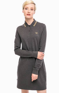 Трикотажное платье в спортивном стиле Fred Perry