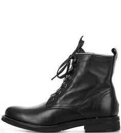 Кожаные ботинки на молнии и шнуровке Tommy Hilfiger