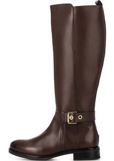 Кожаные сапоги с декоративными пряжками Tommy Hilfiger