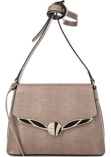 Кожаная сумка с выделкой под рептилию Cromia