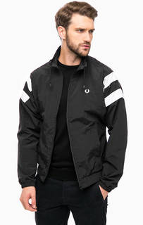 Черная ветровка на молнии Fred Perry