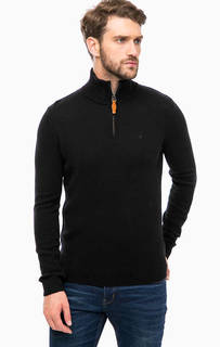 Черный джемпер с высоким содержанием шерсти Tom Tailor