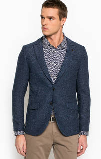 Синий пиджак на пуговицах Scotch&Soda