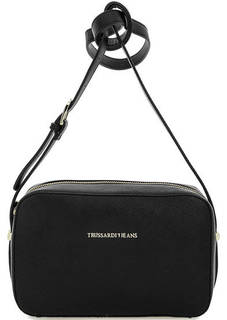 Черная сумка через плечо Trussardi Jeans