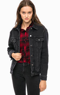 Джинсовая куртка с нашивкой на спине Wrangler