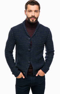 Синий вязаный кардиган Gaudi