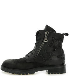 Ботинки из нубука с отделкой глиттером Bronx