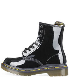 Черные лаковые ботинки Dr. Martens
