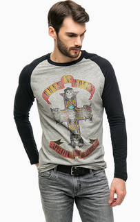 Хлопковая футболка с принтом Jack & Jones