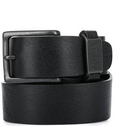 Кожаный ремень с металлической пряжкой Armani Jeans