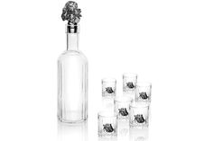 Набор для водки из 6 стопок и штофа "Спаниель" Gamma