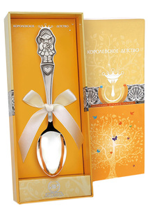 Ложка чайная "Девочка" Аргента