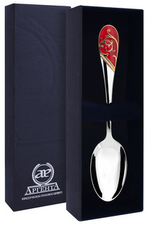 Ложка чайная "Кружевные узоры" Аргента