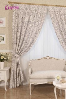 Шторы "Восток" Сирень