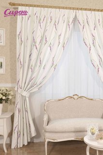 Шторы "Марселия" Сирень