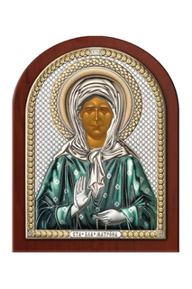 Икона Матрона 6х8,5 см Аргента