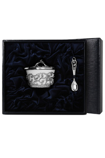 Солонка "Листопад" и футляр Аргента