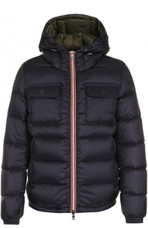 Стеганый пуховик Morane на молнии с капюшоном Moncler