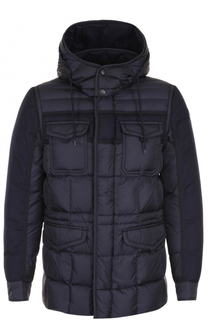 Стеганый пуховик Jacob на молнии с капюшоном Moncler