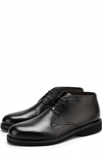 Кожаные ботинки на шнуровке Ermenegildo Zegna