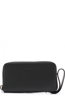 Кожаный футляр для документов на молнии Santoni