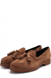 Замшевые лоферы с кисточками Tod’s Tods