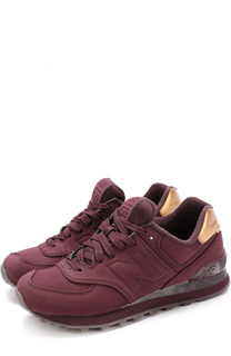 Текстильные кроссовки 574 на шнуровке New Balance