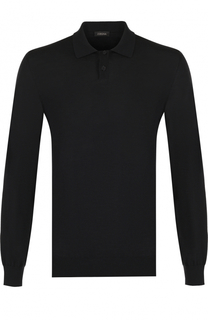 Шерстяное поло с длинными рукавами Z Zegna