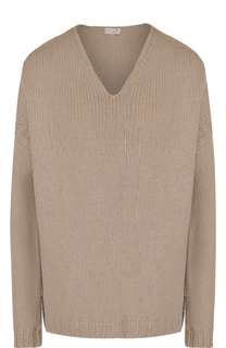 Шерстяной пуловер с V-образным вырезом Escada Sport