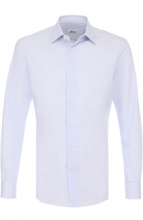 Хлопковая сорочка с воротником кент Brioni