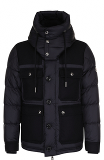 Стеганый пуховик Rillieux на молнии с капюшоном Moncler