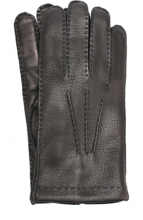 Кожаные перчатки с кашемировой подкладкой Cortigiani