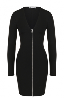 Платье-футляр с V-образным вырезом T by Alexander Wang
