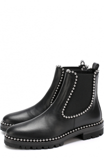 Кожаные челси с металлическим декором Alexander Wang