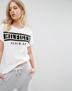 Футболка c логотипом Tommy Hilfiger Denim - Белый