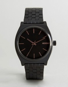 Черные часы Nixon Time Teller - Черный