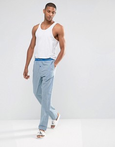 Тканые штаны для дома классического кроя Calvin Klein - Синий