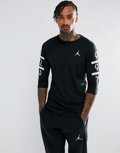 Черная футболка с рукавами реглан Nike Jordan 6 Times 862423-010 - Черный