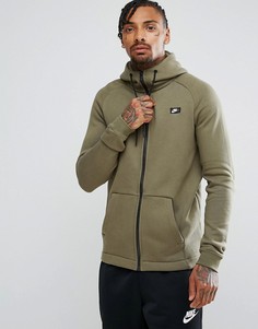 Худи на молнии Nike Modern 835858-222 - Зеленый