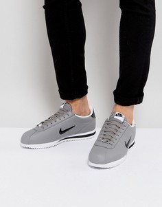 Серые кроссовки Nike Cortez Basic Jewel 833238-001 - Серый