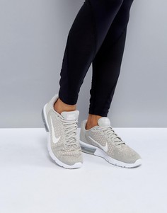Кроссовки серо-коричневого цвета Nike Running Air Max Sequent 2 - Серый