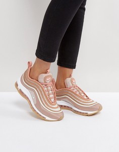 Золотисто-розовые кроссовки Nike Air Max 97 Ultra - Золотой