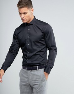 Узкая строгая рубашка Ted Baker - Черный