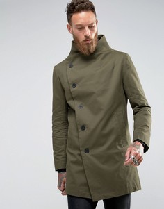 Асимметричный тренч Religion - Зеленый