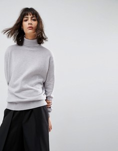 Водолазка из 100% кашемира ASOS WHITE - Серый